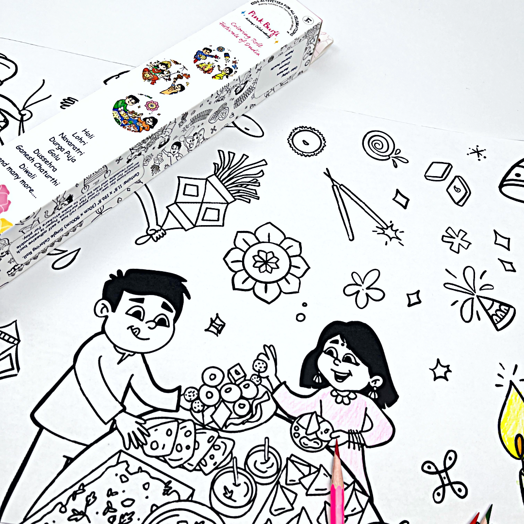 Coloring Roll - Festivals of India