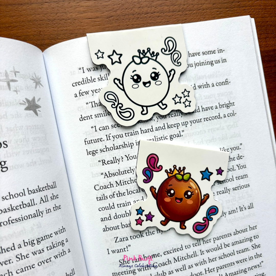 Color Your Own Sweet Treat Magnetic Bookmarks