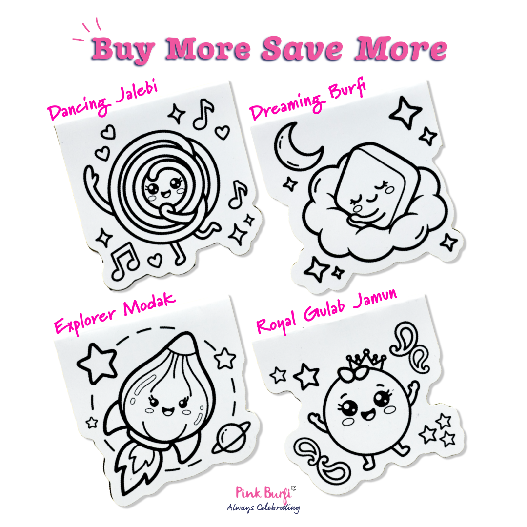 Color Your Own Sweet Treat Magnetic Bookmarks