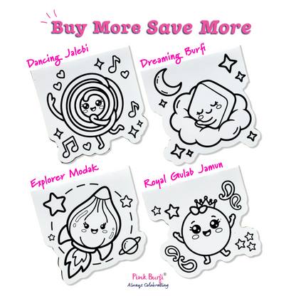 Color Your Own Sweet Treat Magnetic Bookmarks
