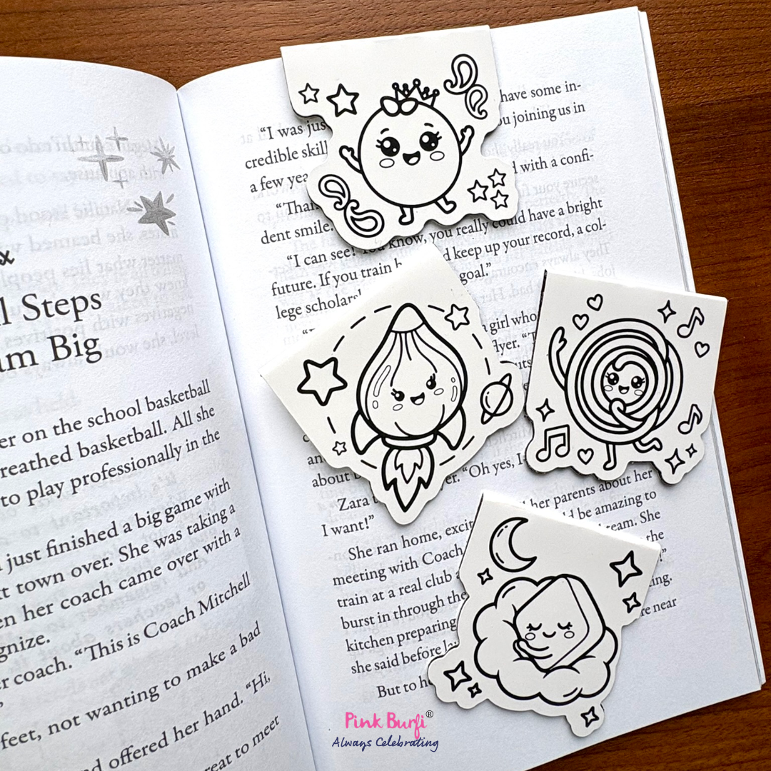 Color Your Own Sweet Treat Magnetic Bookmarks